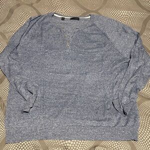 Saks Fifth Avenue Blue Men's Cardigan Sweater